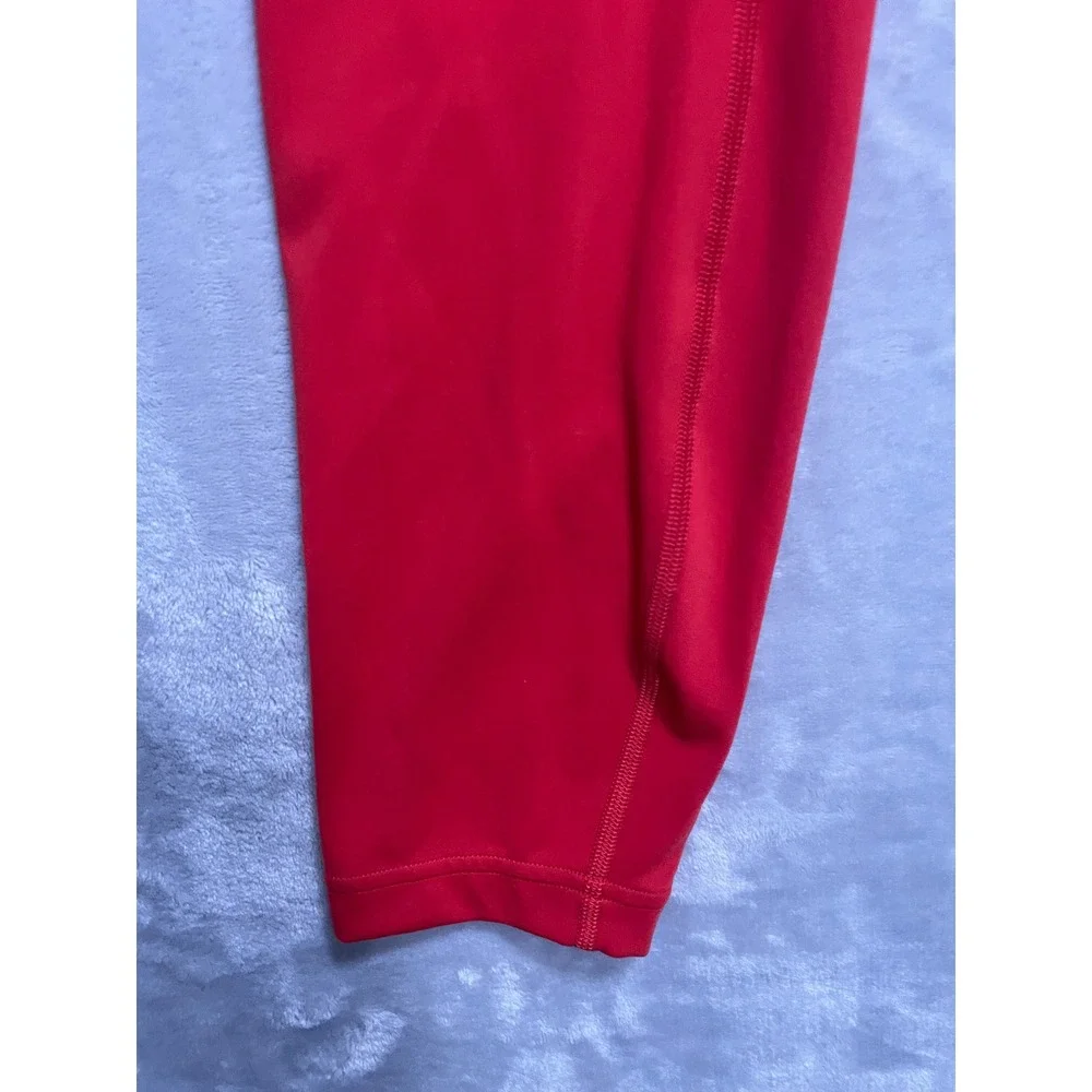 Lululemon Womens Red High Rise Activewear Leggings with Pockets Size 6